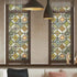 Stained Glass Effect Decorative Window Film, Static‑Free Self‑Adhesive Frosted Privacy Window Protective Film, 60cm x 200cm
