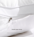 White Luxury Adjustable Bed Pillows Set of 2, Hotel‑Grade Down Alternative Pillows, Ultimate Neck Support for Comfortable Sleep