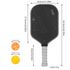 Grey‑Black T700 Carbon Fiber Pickleball Paddle Set, 16mm Textured Matte Surface, Complete Kit with Oxford Carry Bag & Pickleball Balls