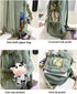 K‑Style Kids Backpack with Cute Accessories, 43×31cm Large Capacity School Backpack, Off‑White Casual Daypack for Children & Teenagers