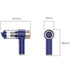4‑in‑1 Handheld Car Vacuum Cleaner, Wireless Air Duster with LED Light, Portable Cordless Vacuum for Car, Home & Office, Blue