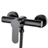 Wall Mounted Shower Mixer Tap, Single Lever Control Bathroom Shower System, Durable Metal Finish, Easy to Use, Black