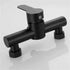Wall Mounted Shower Mixer Tap, Single Lever Control Bathroom Shower System, Durable Metal Finish, Easy to Use, Black