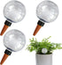 3Pcs Plant Watering Globes, 500ml Self Watering Spikes, Clear Automatic Plant Waterer for Indoor Potted Plants