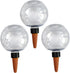 3Pcs Plant Watering Globes, 500ml Self Watering Spikes, Clear Automatic Plant Waterer for Indoor Potted Plants