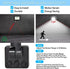 2 Pack 50W LED Flood Lights PIR Motion Sensor 5000LM IP66 Outdoor Security