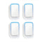 4 Pack Plug-in Negative Ion Air Purifier, Home Negative Ion Generator, Odour Eliminator Ionizer for Household Use