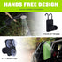 Portable Camping Shower, 6000mAh Rechargeable Shower Pump with Smart LED Temperature Display, 4 Spray Modes IPX7 Waterproof Outdoor Shower for Hiking, Travel, Car Washing & Pet Bathing, Grey