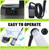 Portable Camping Shower, 6000mAh Rechargeable Shower Pump with Smart LED Temperature Display, 4 Spray Modes IPX7 Waterproof Outdoor Shower for Hiking, Travel, Car Washing & Pet Bathing, Black