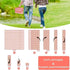 Waterproof Picnic Mat with Carry Handle, 100x150cm, Pink Gingham for Camping Beach Park Outdoor Activities
