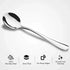 12-Piece Soup Spoons, Round Stainless Steel Bouillon Spoons