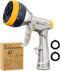 Garden Nozzle Sprayer, High Pressure Spray Nozzle, 100% Metal Water Hose Nozzle, 7 Patterns Watering Nozzle, Heavy Duty Sprayer Garden Nozzle for Watering Plants & Lawns, Washing Cars & Pets