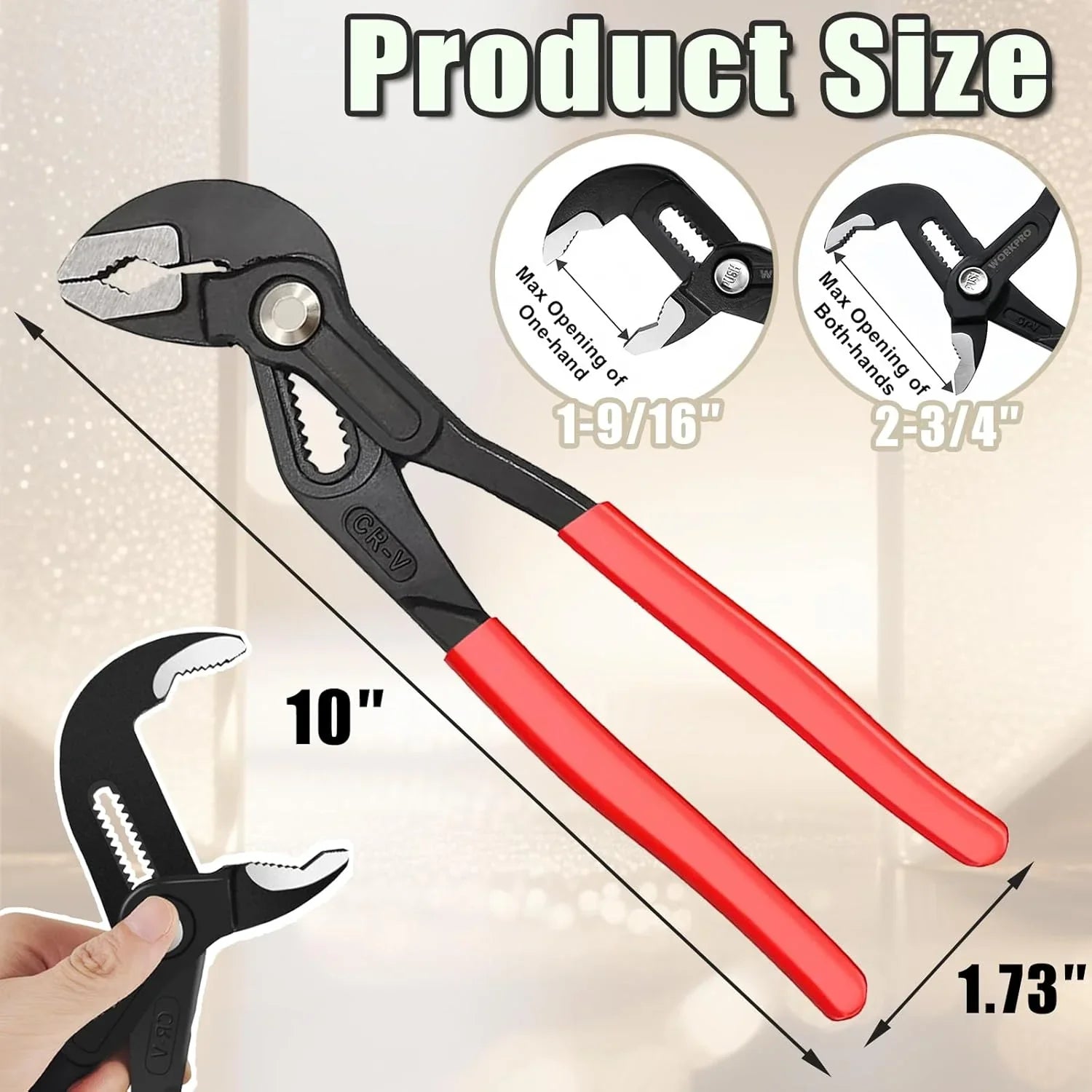 Adjustable Water Pump Pliers 10