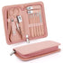Manicure Set-Stainless Steel Nail Care Set-12 in 1 Professional Ingrown Toenail Clipper Grooming Tool-Pedicure Kit & Toe Nail Cutter-Men Gifts for Grandpa Dad Husband on Fathers Day (Rose Gold)