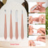 Manicure Set-Stainless Steel Nail Care Set-12 in 1 Professional Ingrown Toenail Clipper Grooming Tool-Pedicure Kit & Toe Nail Cutter-Men Gifts for Grandpa Dad Husband on Fathers Day (Rose Gold)