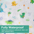 4 Pack Long Sleeve Bibs, Baby Smock Waterproof Sleeved Bib Smock for Baby Toddler 6-36 Months
