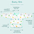 4 Pack Long Sleeve Bibs, Baby Smock Waterproof Sleeved Bib Smock for Baby Toddler 6-36 Months