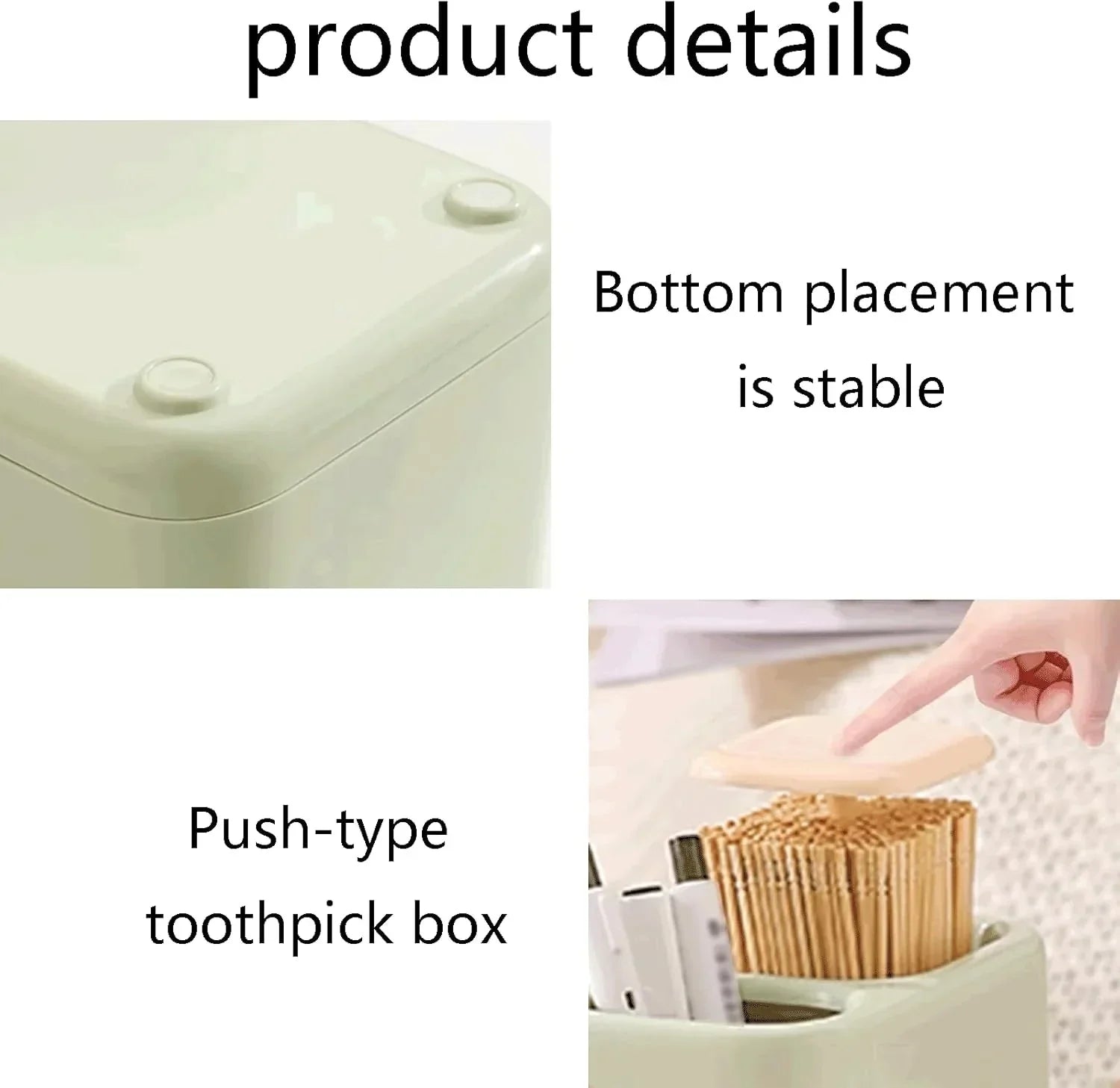 2 Pack Desk Organizer with Compartments for Pens and Toothpicks - Office Supply Storage Solution