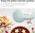 Cherry Pitter for 6 Cherries - Quick & Effortless - Also for Olives - 1 Piece