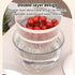 Multifunctional Salad Spinner with Colander Fast Drying Collapsible Vegetable Fruit Kitchen Tool