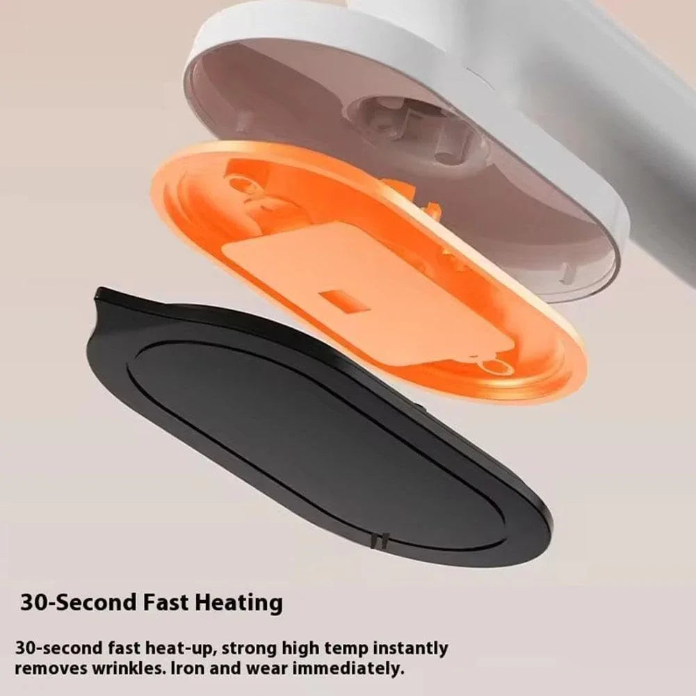 Clothing Steamer 1 Piece White Fast Heating Lightweight Easy to Iron Gentle on Fabrics Suitable for Home Travel Office