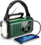10000mAh Solar Powered Emergency Radio & Power Bank All-in-1 Survival Device with Hand Crank NOAA Alert Powerful Flashlight for Outdoor Camping and Emergency Use