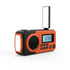 Emergency Radio Solar Hand Crank Portable Rechargeable Battery Powered Orange