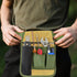 Garden Tool Belt - 1 Piece - Green - Multiple Pockets - Ideal for Outdoor Use