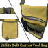 Garden Tool Belt - 1 Piece - Green - Multiple Pockets - Ideal for Outdoor Use