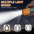 Emergency Radio Flashlight 4000mAh Hand Crank Portable AM/FM Radio for Camping Outdoor Emergencies Orange