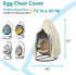 Garden Furniture Cover 115x190cm Waterproof Outdoor Furniture Protector Beige Patio Furniture Cover