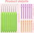 20 Piece Crochet Hook Set with Rubber Handles and Stitch Markers Ergonomic Knitting Tools for Blankets Scarves Gloves