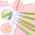 20 Piece Crochet Hook Set with Rubber Handles and Stitch Markers Ergonomic Knitting Tools for Blankets Scarves Gloves