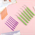 20 Piece Crochet Hook Set with Rubber Handles and Stitch Markers Ergonomic Knitting Tools for Blankets Scarves Gloves