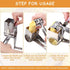 Rotary Cheese Grater Stainless Steel Handheld Rotary Parmesan Grater Cheese Cutter Slicer Shredder with 4 Stainless Drum for Grating Hard Chocolate Nuts Kitchen Tool