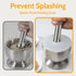 Mortar and Pestle,  18/8 Stainless Steel Spice Grinder Pill Crusher with Lid for Crushing Grinding Ergonomic Design with Anti Slip Base and Comfy Grip