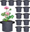 12 Pack Aquatic Plant Pots for Pond, Reusable Fabric Aquatic Plant Pots, Breathable Pond Plant Basket Grow Bags with Handles for Aquatic Plants, Bog Plant, Water Lily, Lotus, Flower (1 Gallon)
