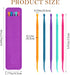 Drawstring Threader Tool,5Pcs Purple Thang Sewing Tool with Storage Bag Plastic Sewing Stiletto Tool Rope Threader Multifunctional Sewing Accessories for Craft Quilting Supplies