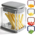 4-In-1 French Fry Cutter for Potatoes, Apple Slicer, Chopper Vegetable Cutter - Dicer Chopper for Carrots, Cucumbers, Onion, Tomato (Gray 4-in-1 French Fry Cutter)