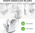 Rotary Cheese Grater Hand Crank - Cheese Shredder with 5 Blades & Storage Room, Easy to Clean, Stable Suction, Labor-Saving Handle, Rotary Grater Slicer for Fruit, Vegetables, Nuts, Chocolate