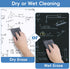 4 Pack Magnetic Microfiber Cleaning Cloth, Dry Erase Erasers Cleaner for Whiteboards, Blackboards, Chalkboards, Glassboards, Home, Office, School, Gray, 10'' x 9.25''