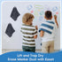 4 Pack Magnetic Microfiber Cleaning Cloth, Dry Erase Erasers Cleaner for Whiteboards, Blackboards, Chalkboards, Glassboards, Home, Office, School, Gray, 10'' x 9.25''