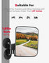 Tractor Magnetic Side Mirrors, 114 Lbs Magnet Rear View Mirror for Tractors, Forklifts, Lawn Movers, Golf Cart, Small Dozers, Lift Trucks, Compatible with John Deere, Kubota, Toyota, CASE