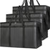 3-Pack Insulated Food Delivery Bag, XXXL Pizza Cooler Bags, Rideshare Delivery Bag, Thermal Cold/Hot Styrofoam Carrier for Catering/Shopping/Travel/Car, Warmer/Frozen