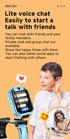 Smart Kids Phone Watch - GPS Tracker Video Call Smartwatch with AI Functions Android OS - Detachable Rotatable Camera for Students - Black