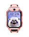 Smart Kids Phone Watch - GPS Tracker Video Call Smartwatch with AI Functions Android OS - Detachable Rotatable Camera for Students - Pink