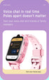 Smart Kids Phone Watch - 4G Video Call GPS Tracker Smartwatch with IPX7 Waterproof IPS Touch Screen Magnetic Charge - Black