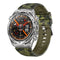Smart Watch with Bluetooth Calling - 1.53" IPS Screen Health Tracker with Heart Rate SpO2 Sleep Monitor - IP68 Waterproof Smartwatch - Green Camo