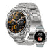 Smart Watch with Bluetooth Calling - 1.53" IPS Screen Health Tracker with Heart Rate SpO2 Sleep Monitor - IP68 Waterproof Smartwatch - Silver Steel