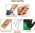 Petluno Garden Tool Set, 3-piece garden tool, stainless steel hand tools, gift set with ergonomic handles, including a wide spade